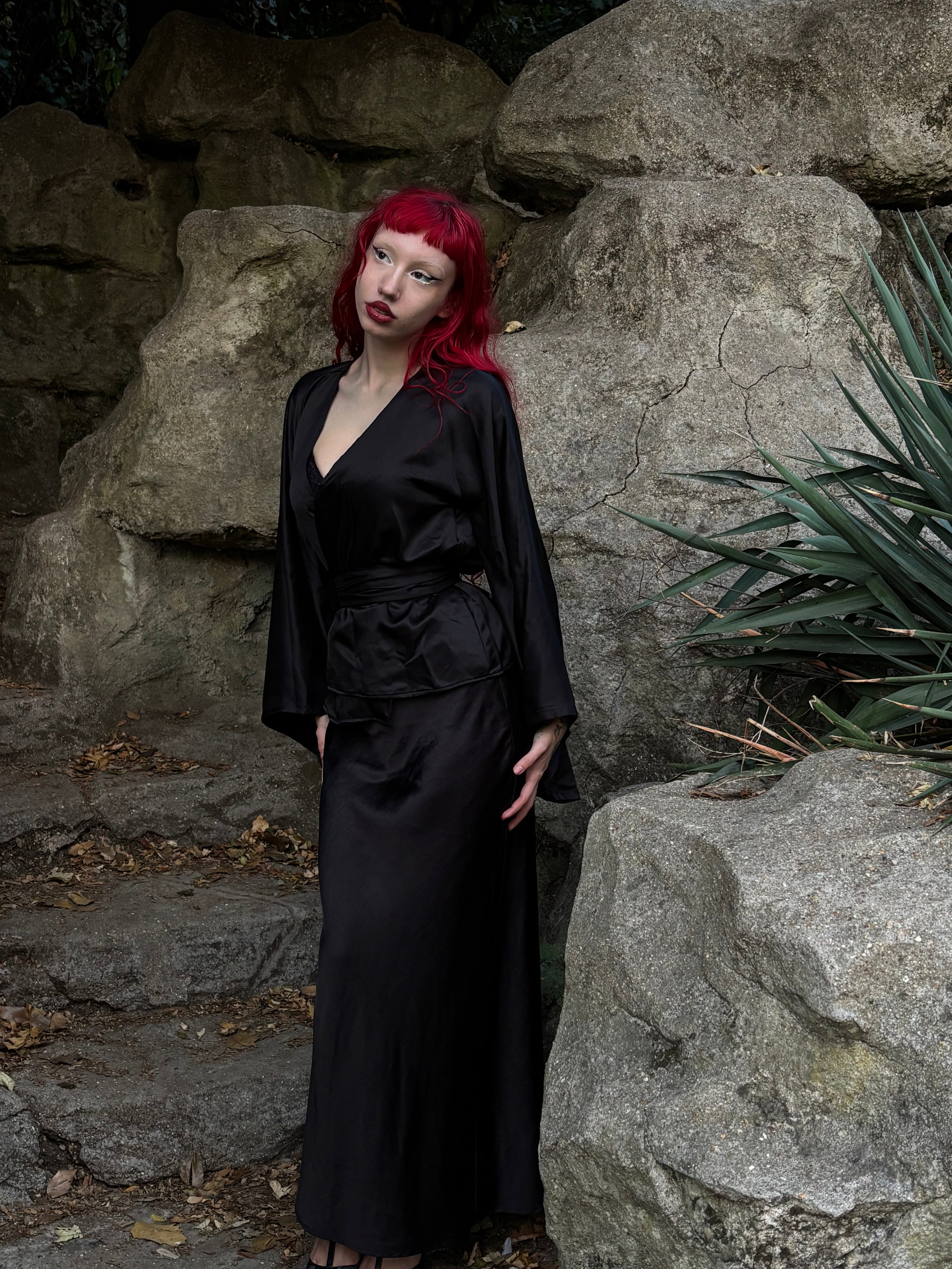 Opaque kimono