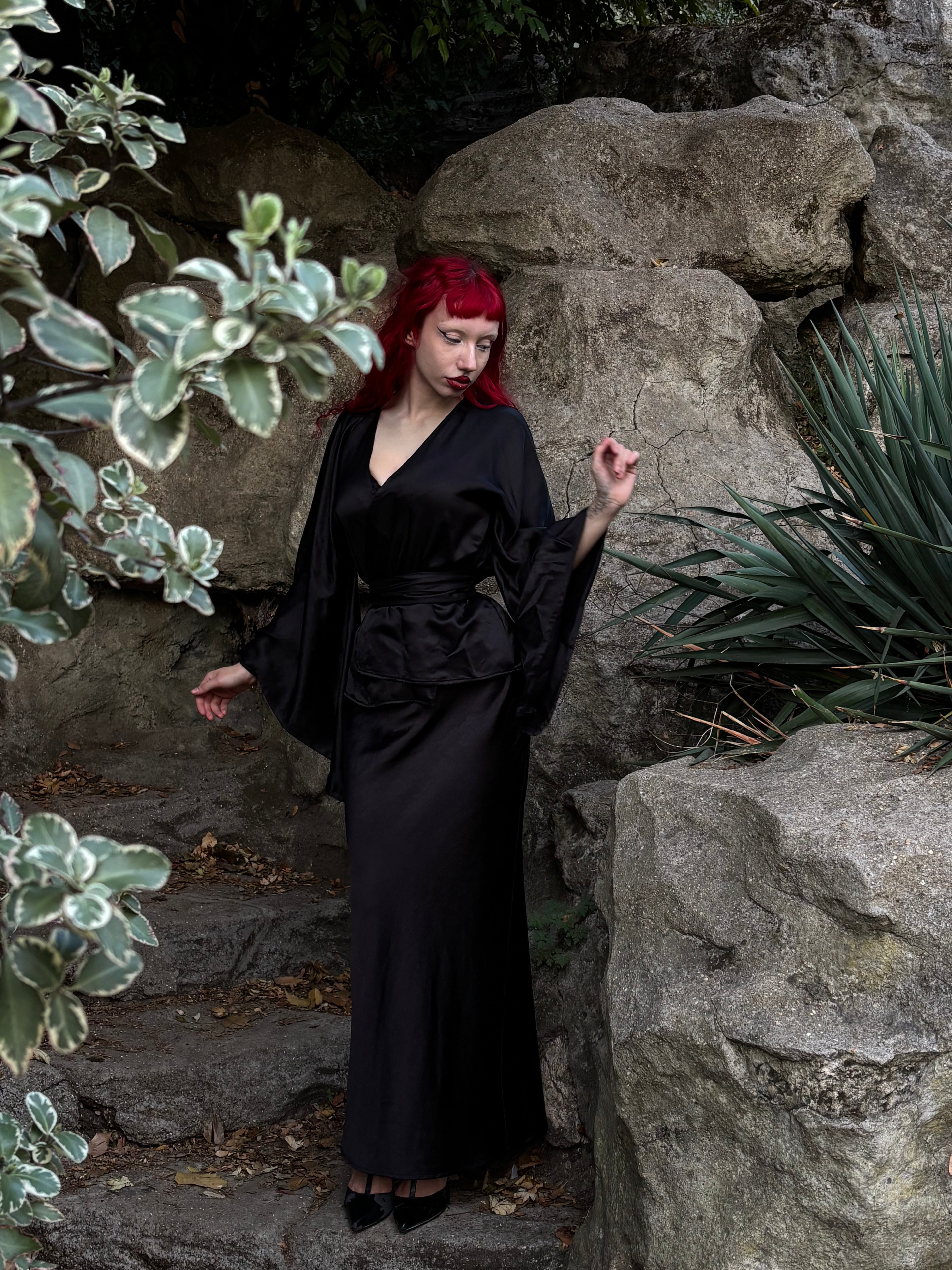 Opaque kimono