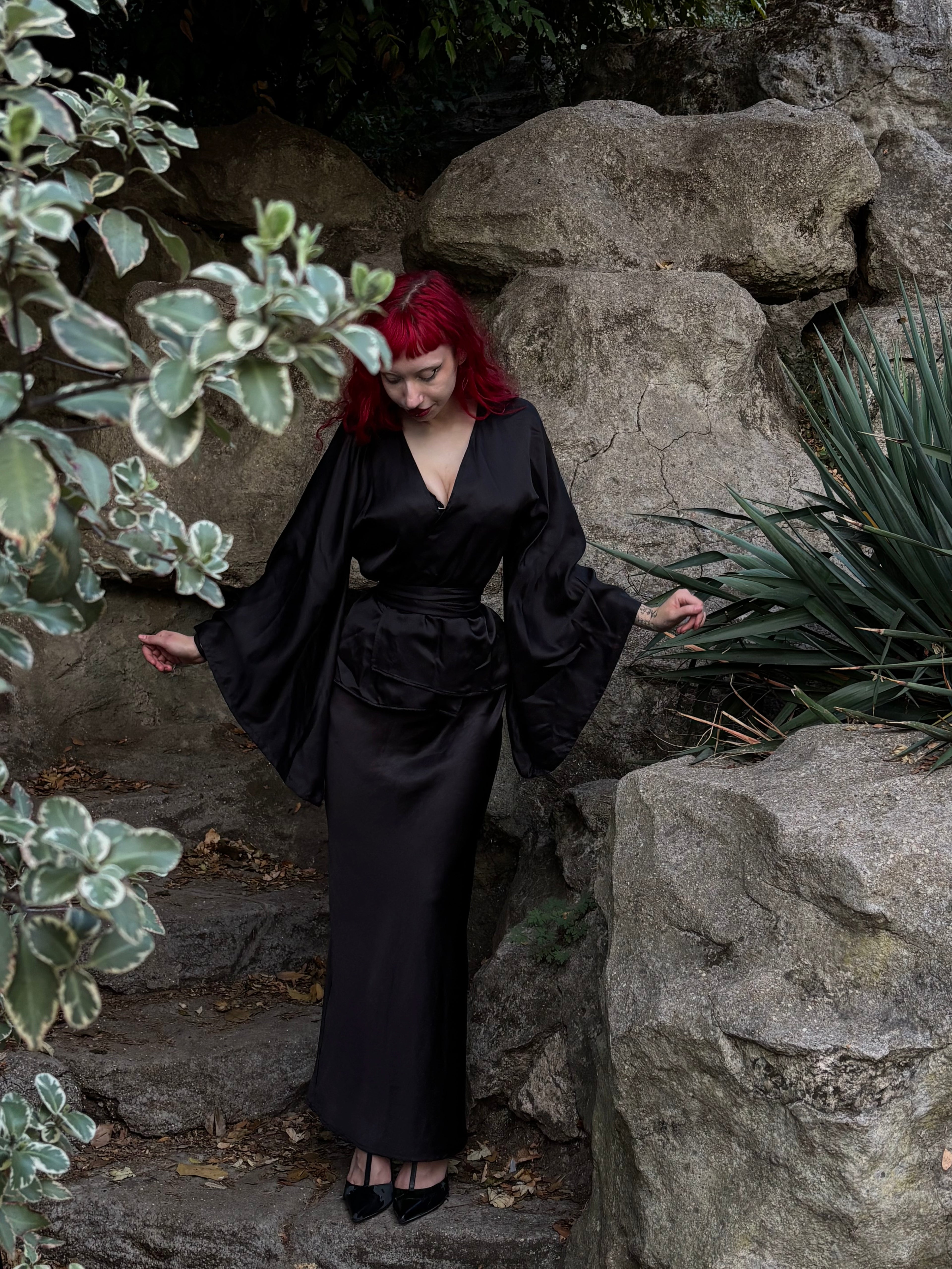 Opaque kimono