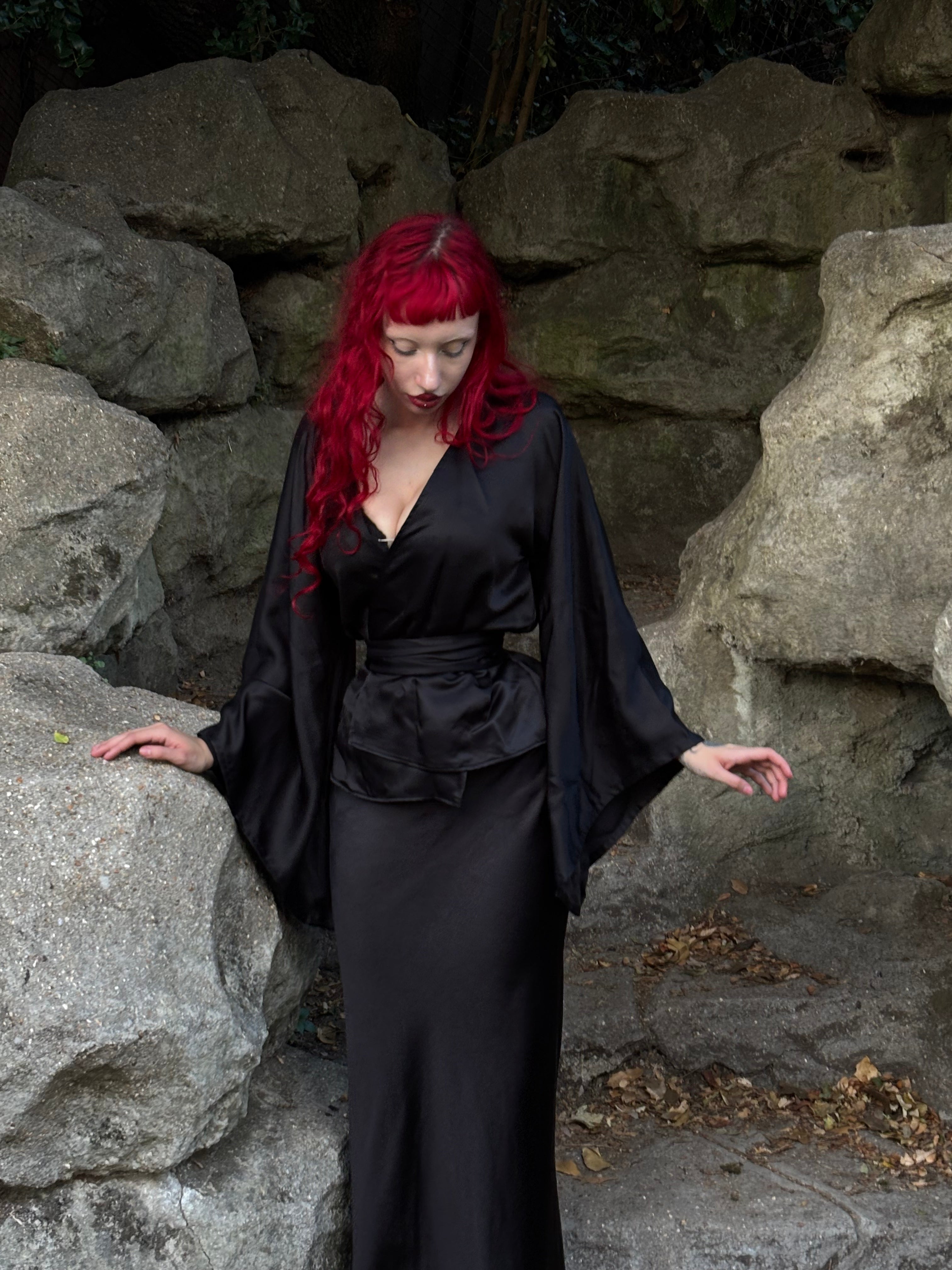 Opaque kimono