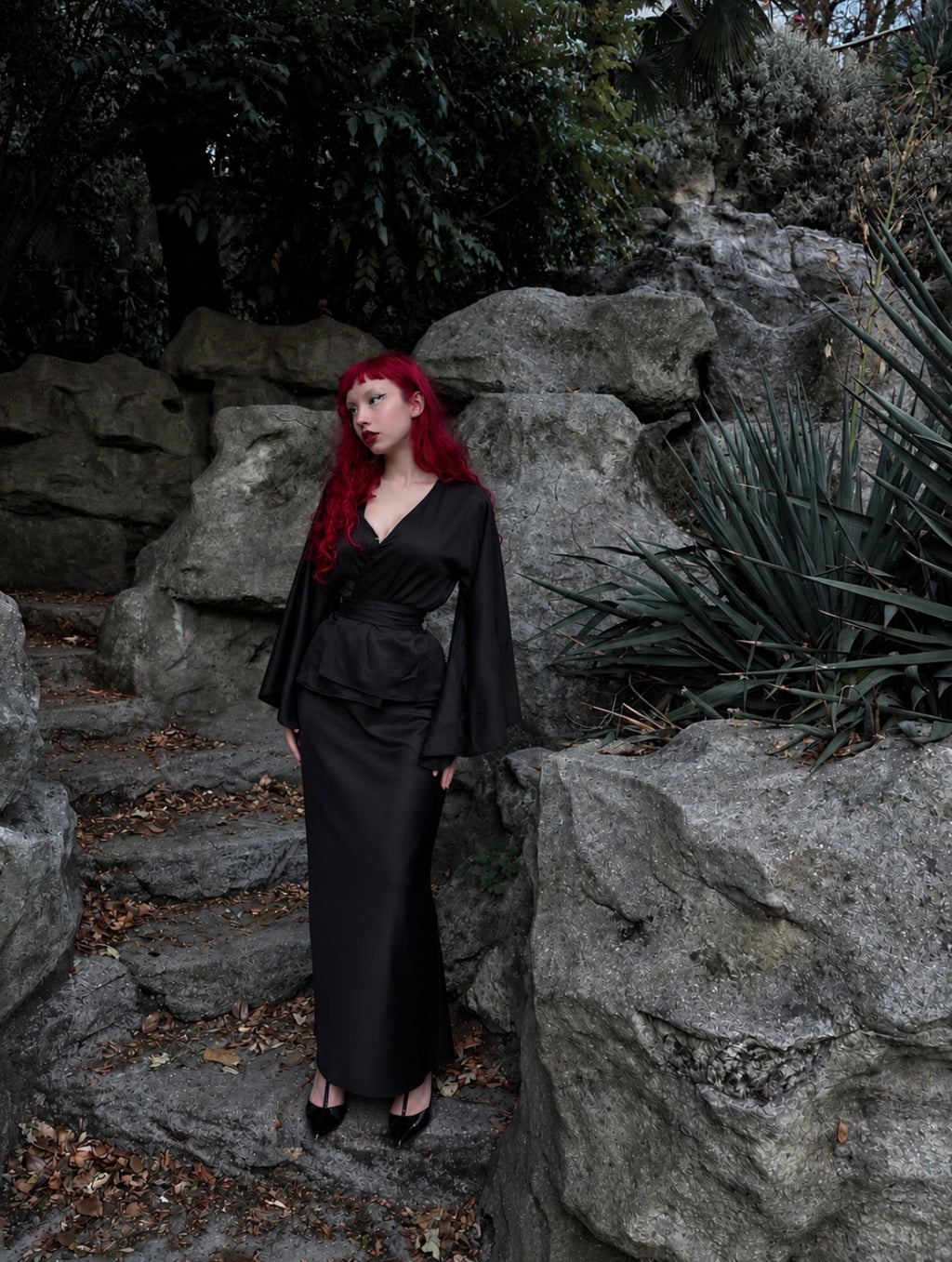 Opaque kimono