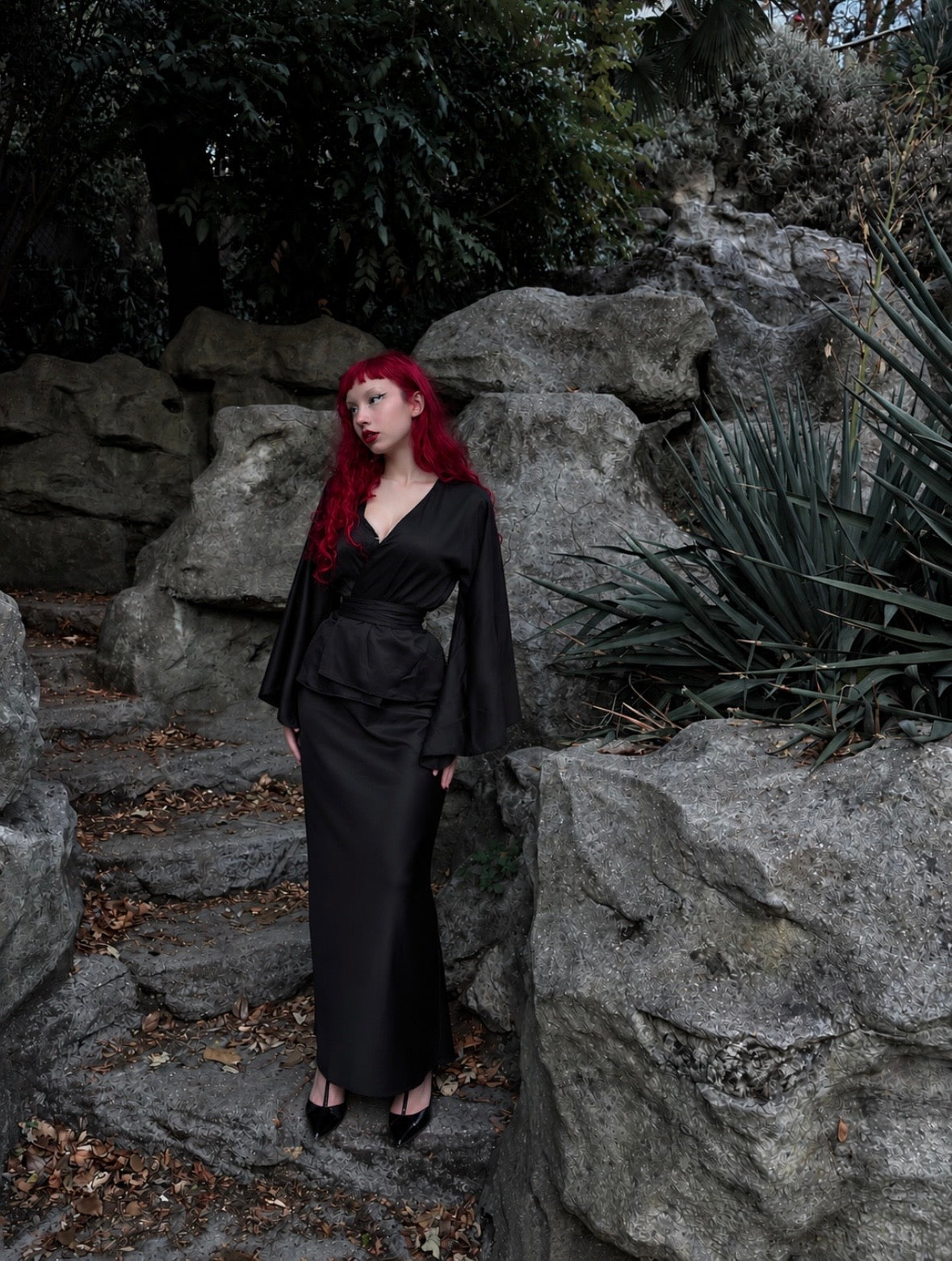 Opaque kimono