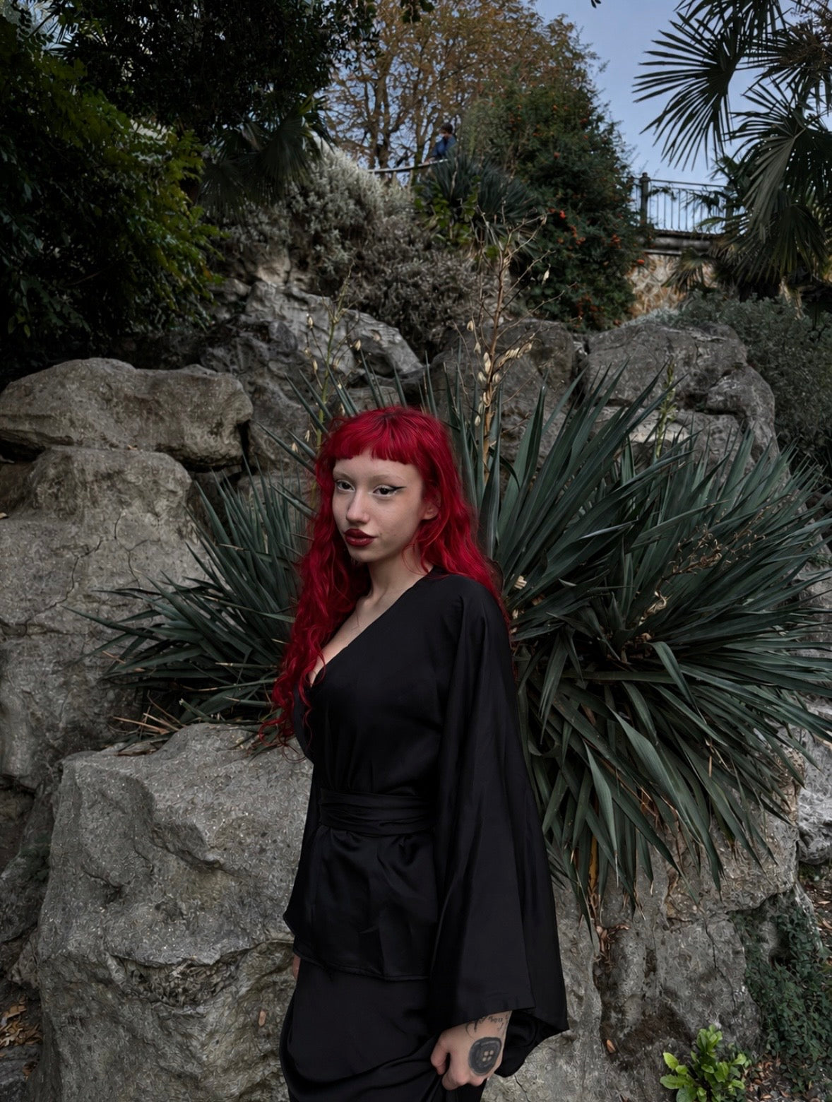Opaque kimono