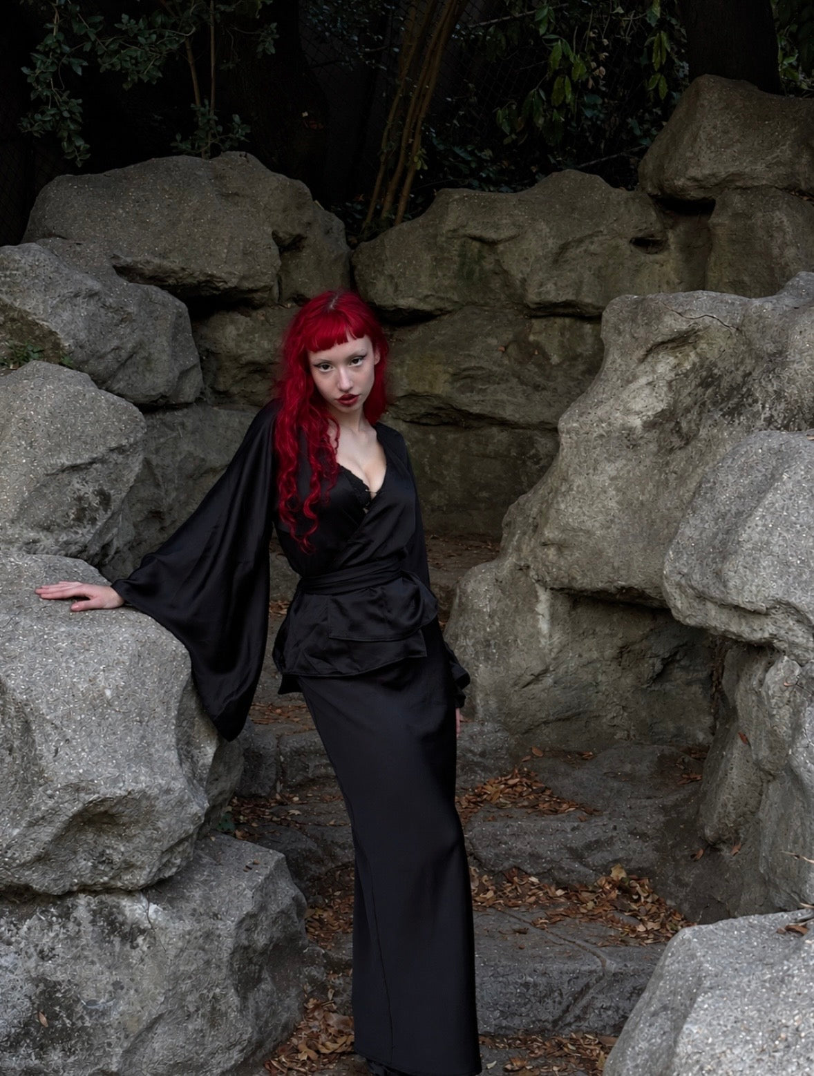 Opaque kimono